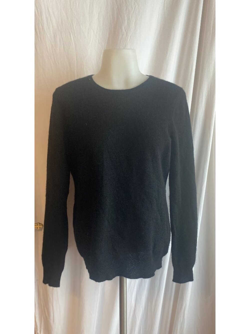 Charter Club Luxury 100% Cashmere Black Turtleneck Sweater Size S